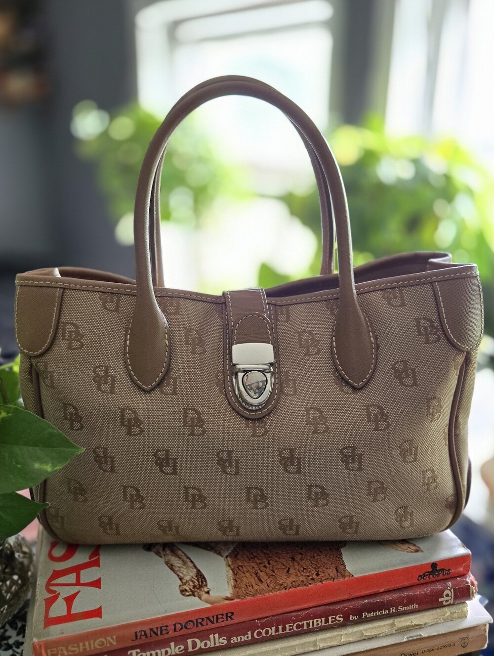 Dooney & Bourke Signature Jacquard Satchel